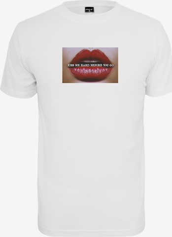 T-Shirt Mister Tee en blanc : devant