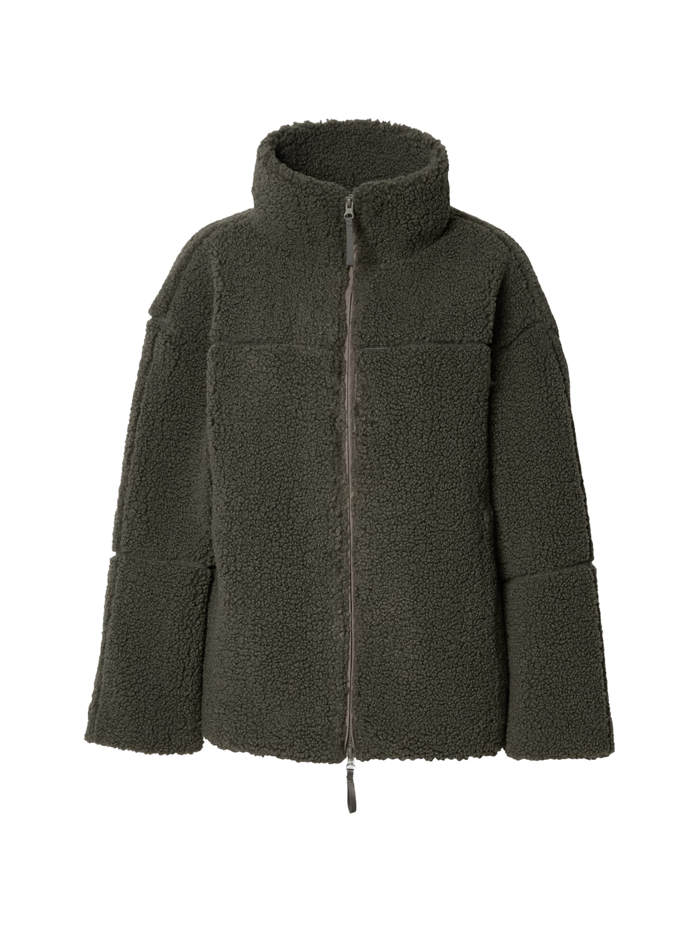 Gina Tricot Fleecejacka 'Pile' i brun: framsida