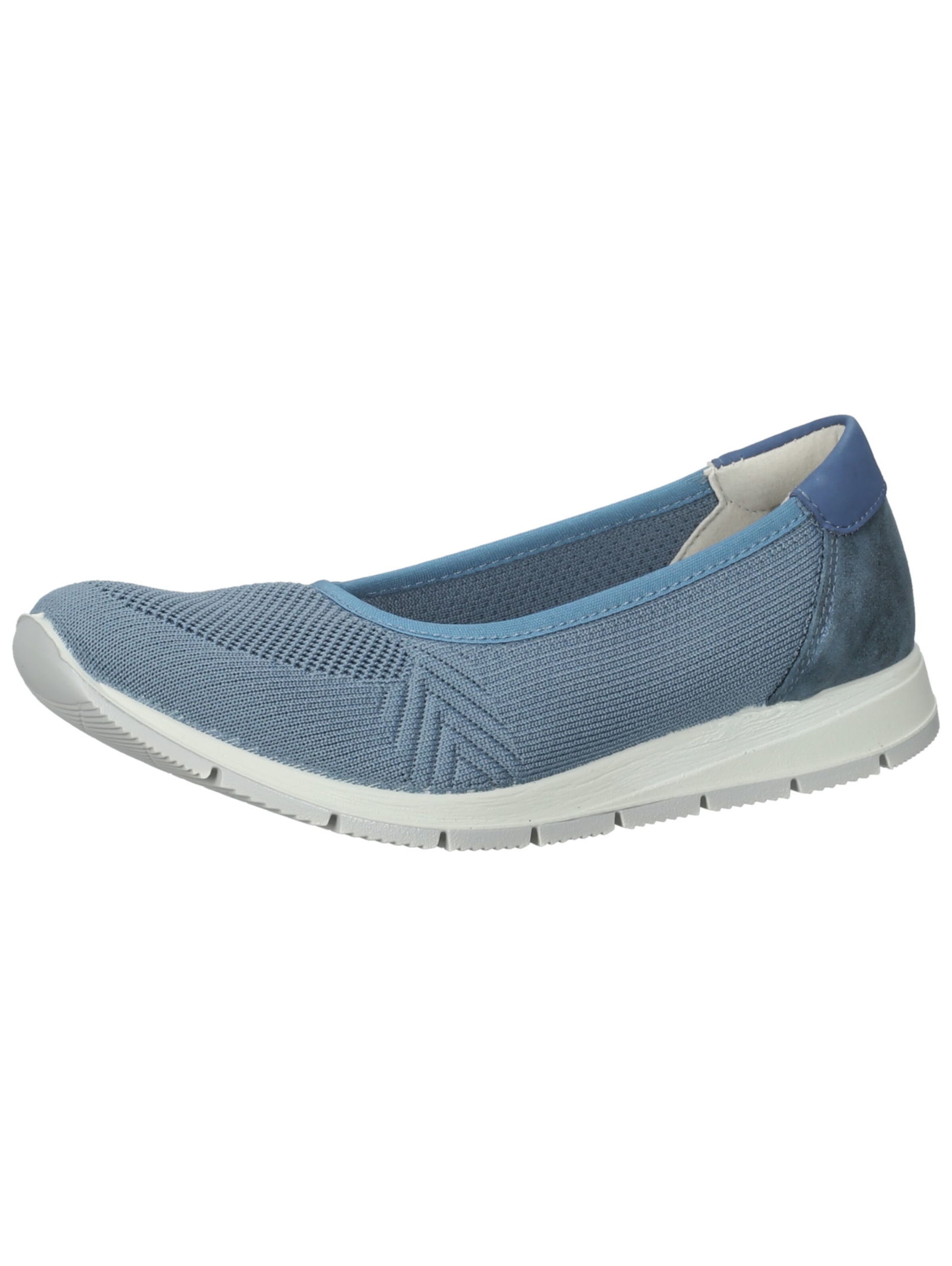 Bama Ballet Flats in Blue: front