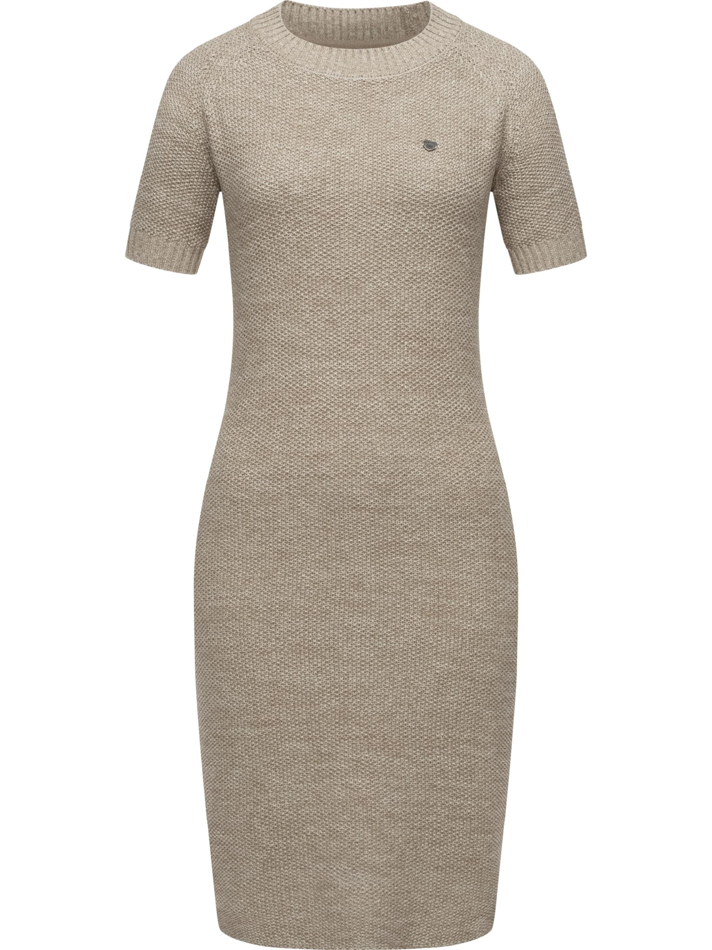 Ragwear Knit dress 'Kolya' in Beige: front
