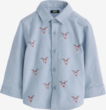 Next - Ajuste regular Camisa en azul: frente