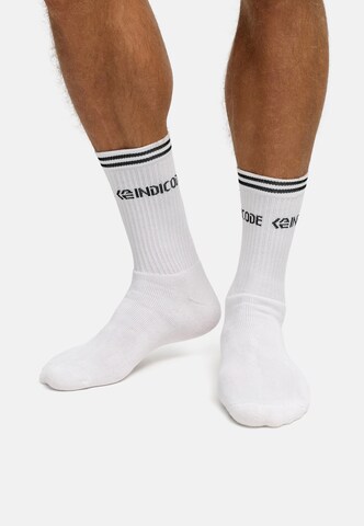 INDICODE JEANS Sokken 'INFaltman' in Wit