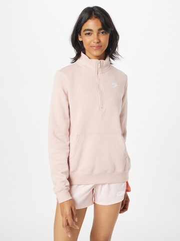 Nike SportswearSweater majica - roza boja: prednji dio