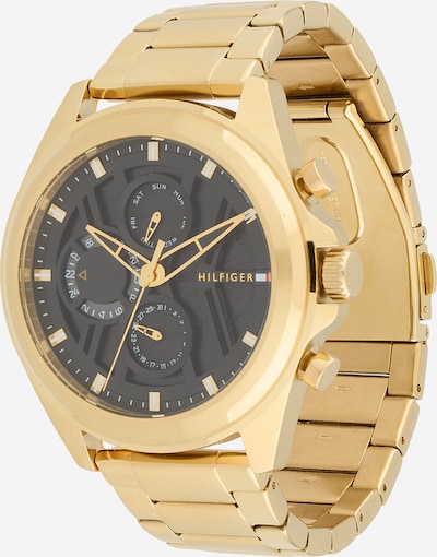 Analoginis (įprasto dizaino) laikrodis 'Jax' iš TOMMY HILFIGER, spalva – Auksas / juoda, Prekių apžvalga