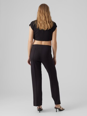 MAMALICIOUS Loose fit Trousers 'LUNA' in Black
