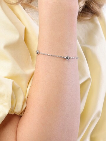 Lucardi Armband 'Basic' in Silber