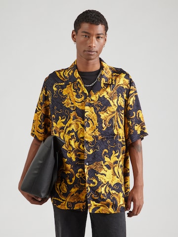 Versace Jeans CoutureComfort Fit Košulja 'BOWLING' - crna boja: prednji dio