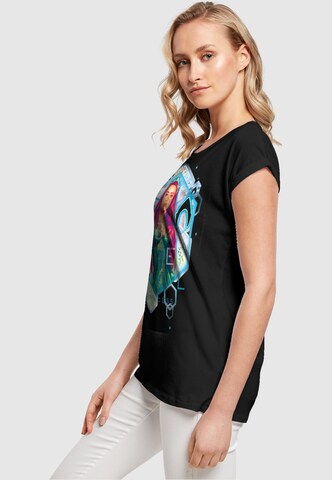 ABSOLUTE CULT Shirt 'Aquaman - Mera Geometric' in Zwart