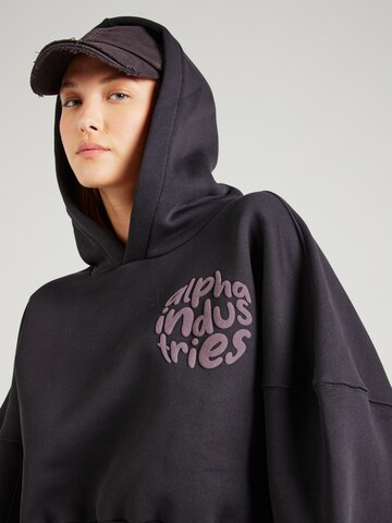 ALPHA INDUSTRIES Mikina – černá