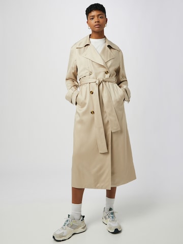 Manteau mi-saison 'Cassidy' WEEKDAY en beige : devant