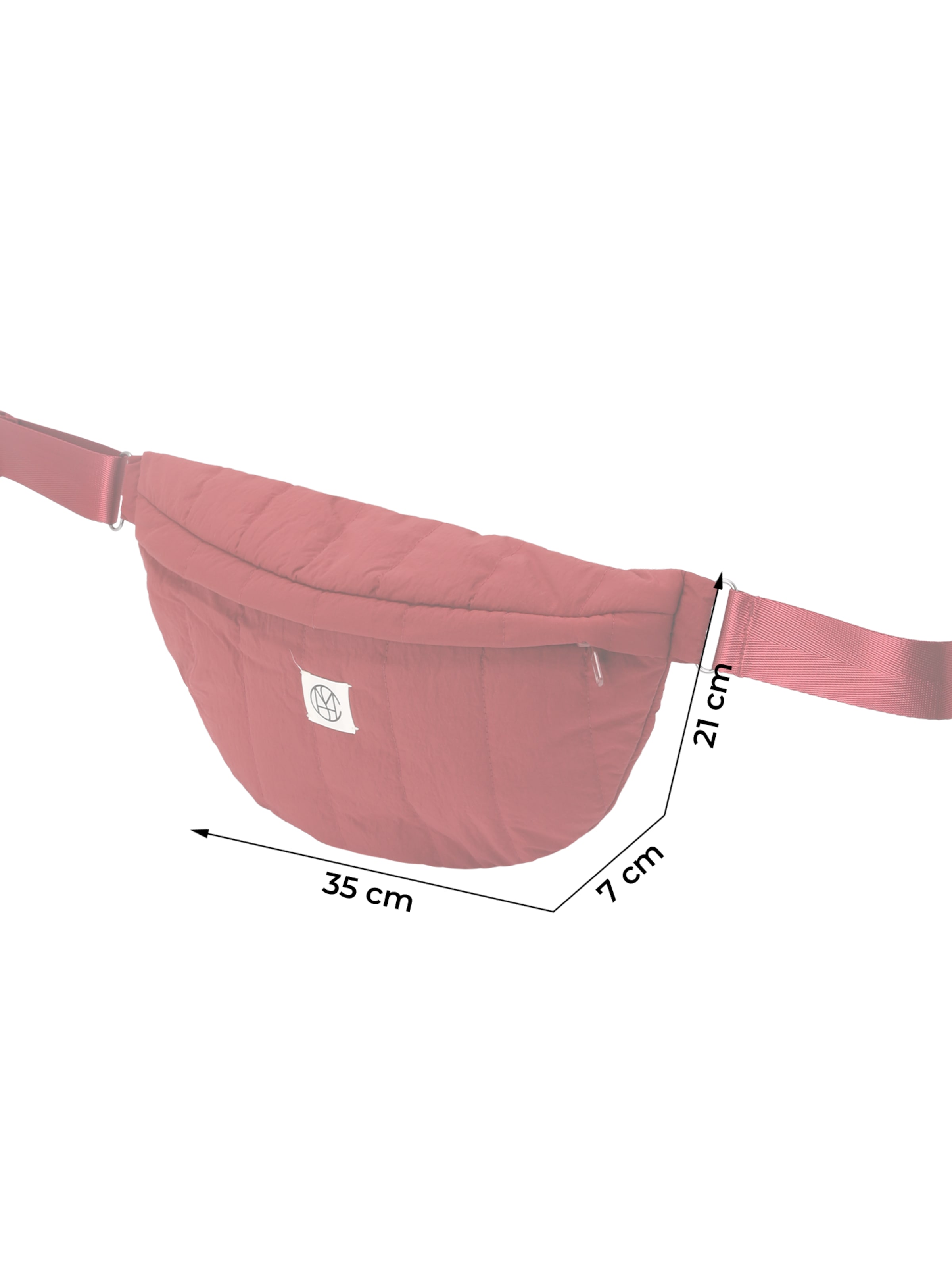 MSCH COPENHAGEN Belt bag 'Sasja' in Red