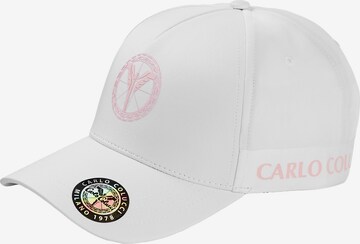 Carlo Colucci Cap 'DaCampo' in White: front