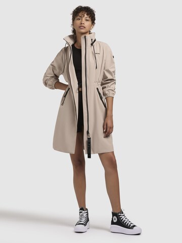 khujo Between-seasons coat 'Erthe' in Beige