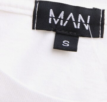boohooMAN T-Shirt S in Weiß