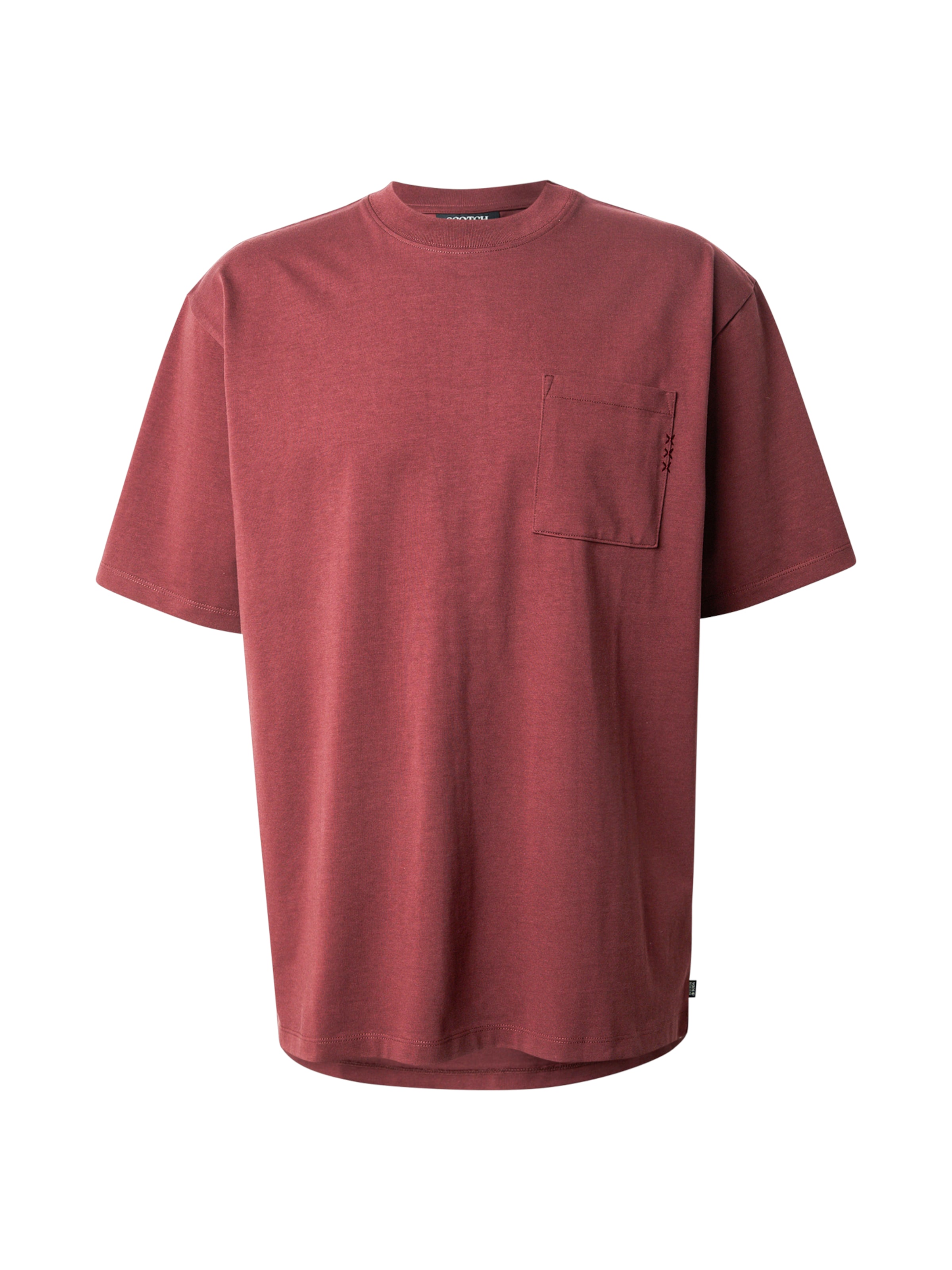 T-Shirt SCOTCH & SODA en rouge : devant