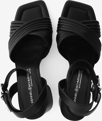 Kennel & Schmenger Strap Sandals 'JULIE' in Black