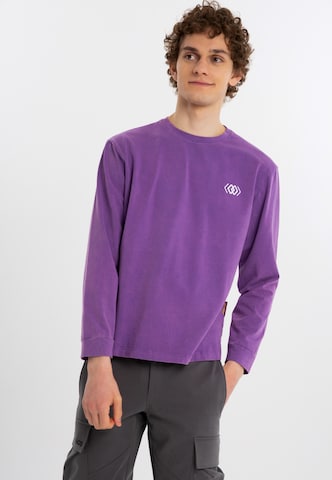 ET Nos Shirt in Purple: front