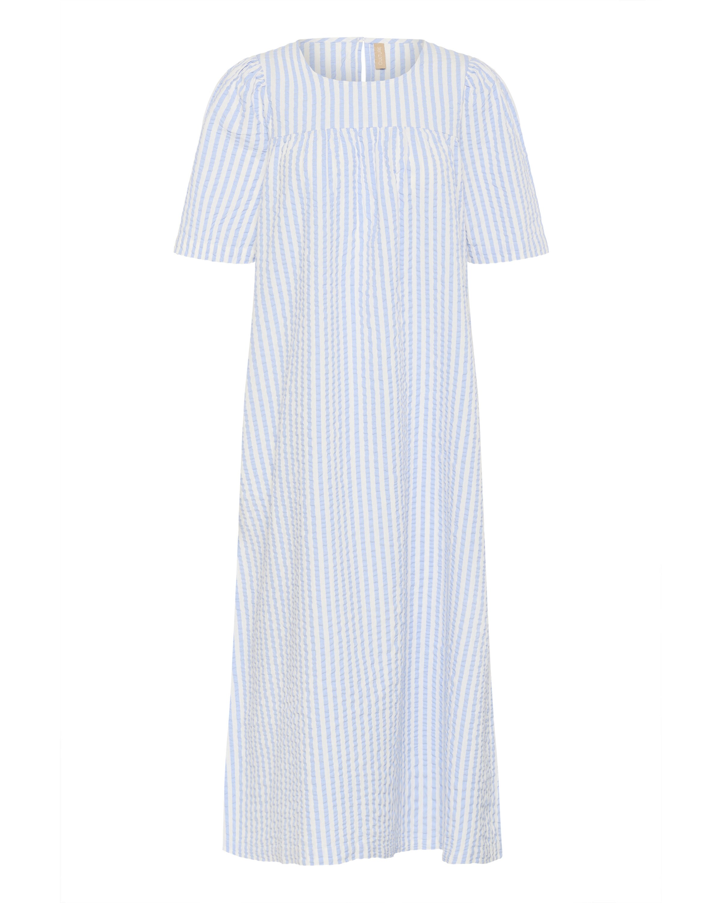 CULTURE Jurk 'Kima' in Blauw: voorkant