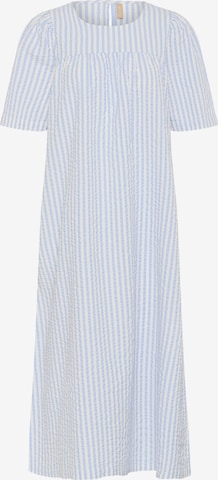 CULTURE Jurk 'Kima' in Blauw: voorkant