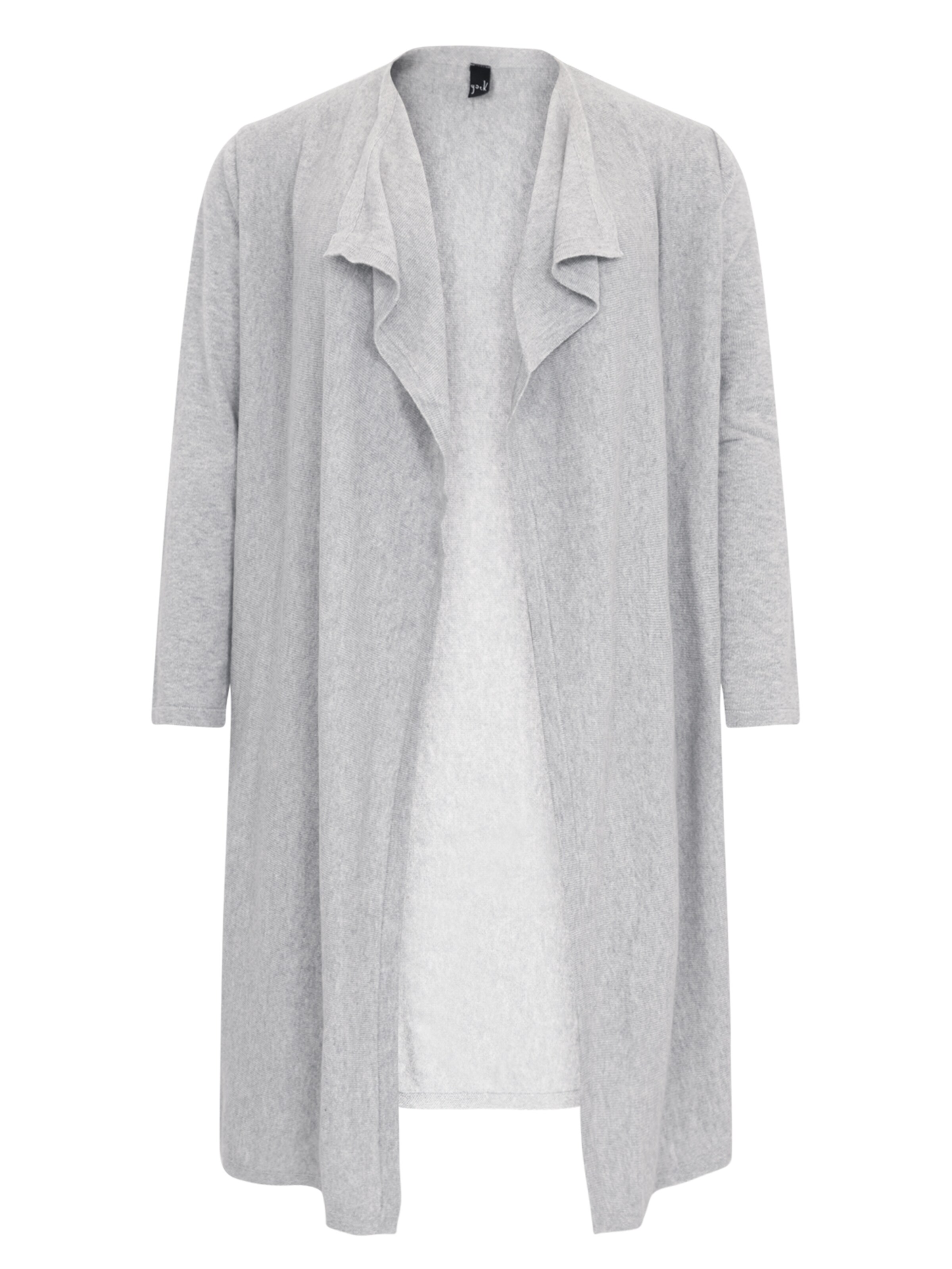 YOEK Knit cardigan in Grey: front