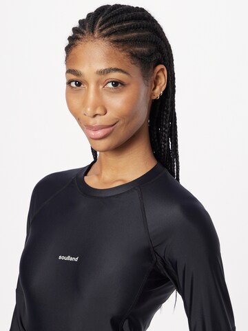 Soulland Schwimmshirt 'Anna' in Schwarz