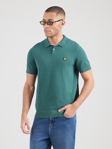 Pull-over Lyle & Scott en vert : devant