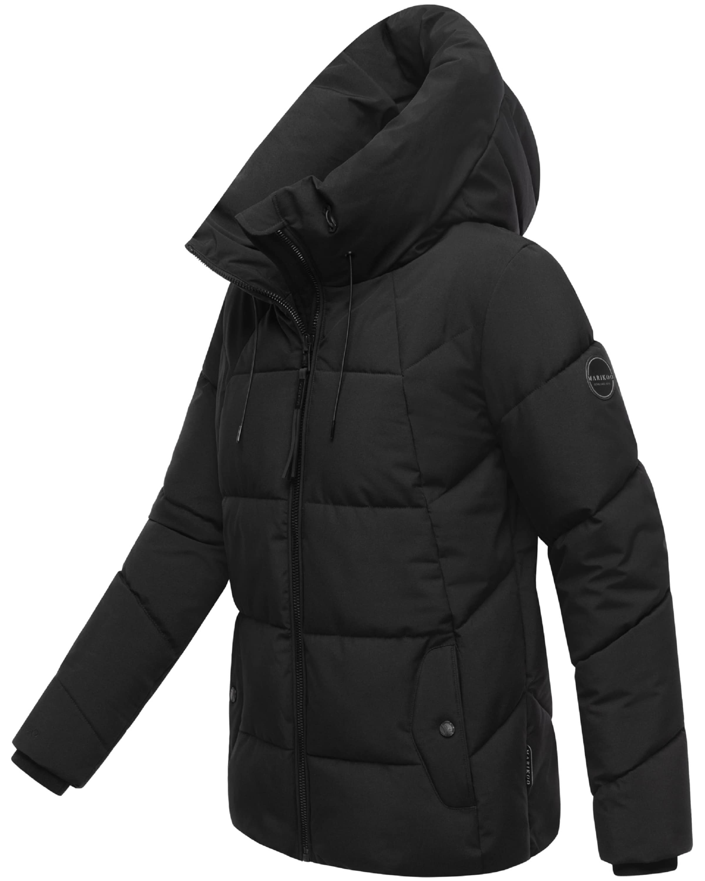 MARIKOO Vinterjacka 'Kuscheltatze XVI' i svart