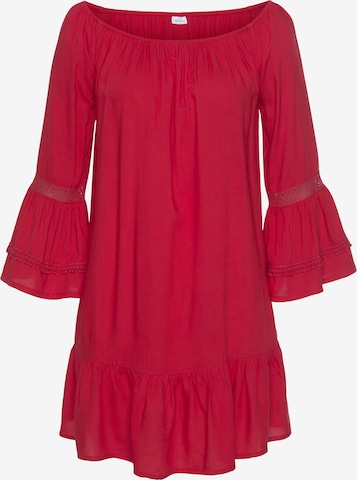 LASCANA Blouse in Red: front