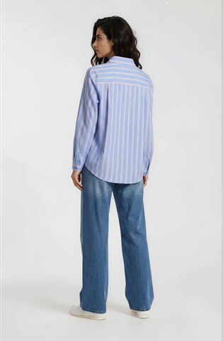 Milano Italy Blouse in Blue