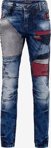 CIPO & BAXX Regular Jeans in Blauw: voorkant