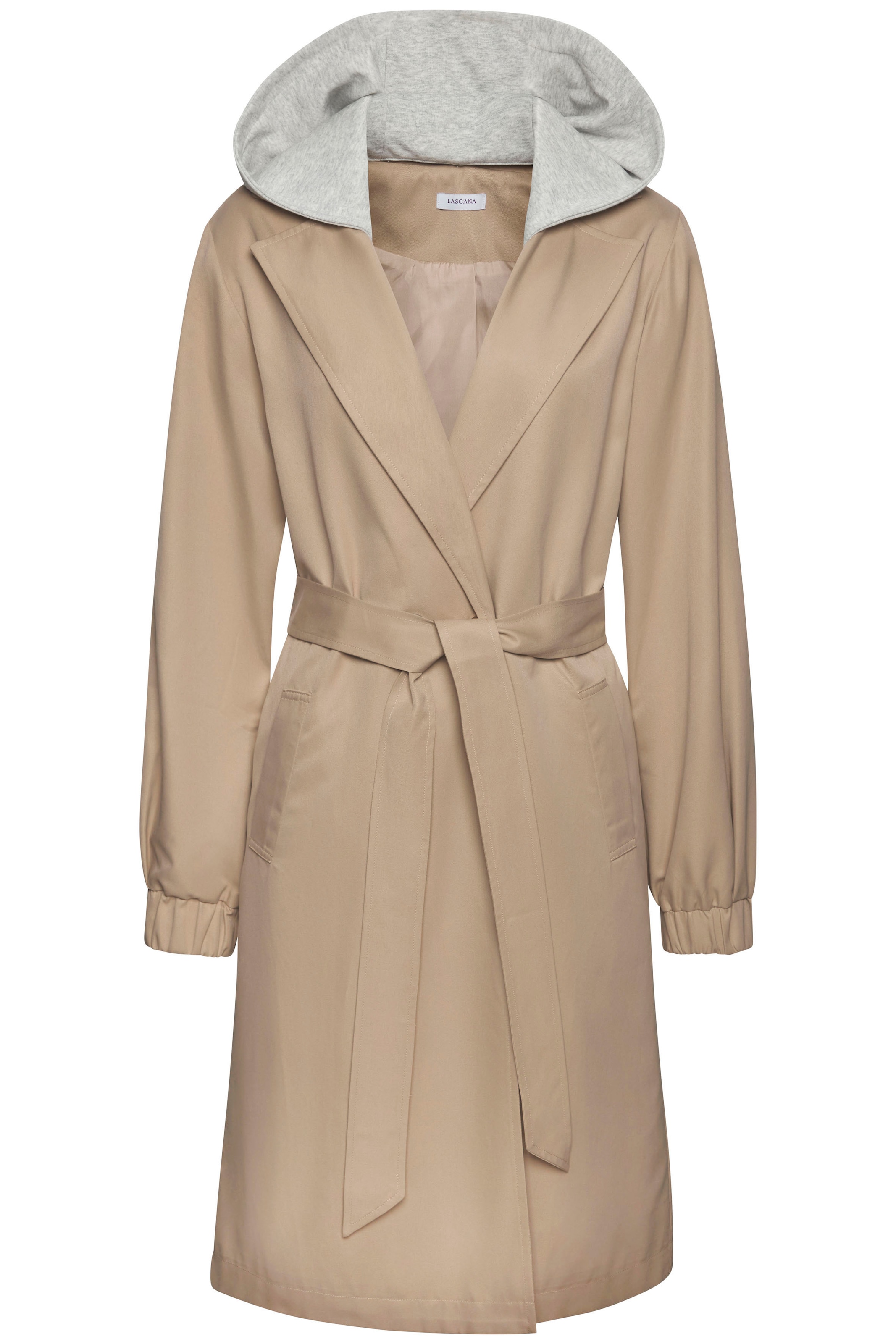 LASCANA Between-Seasons Parka in Beige: front