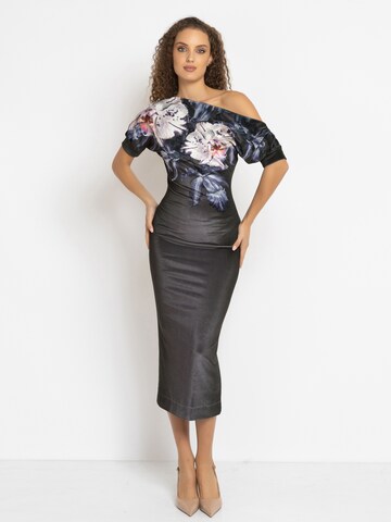 JIORO Jurk 'ORCHID ICE' in Grijs