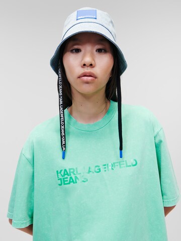 KARL LAGERFELD JEANS - Camiseta en verde