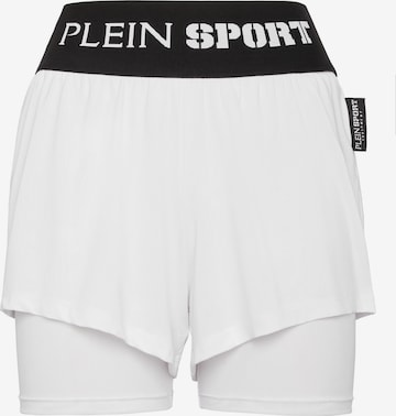 Plein Sport - regular Pantalón deportivo en blanco: frente