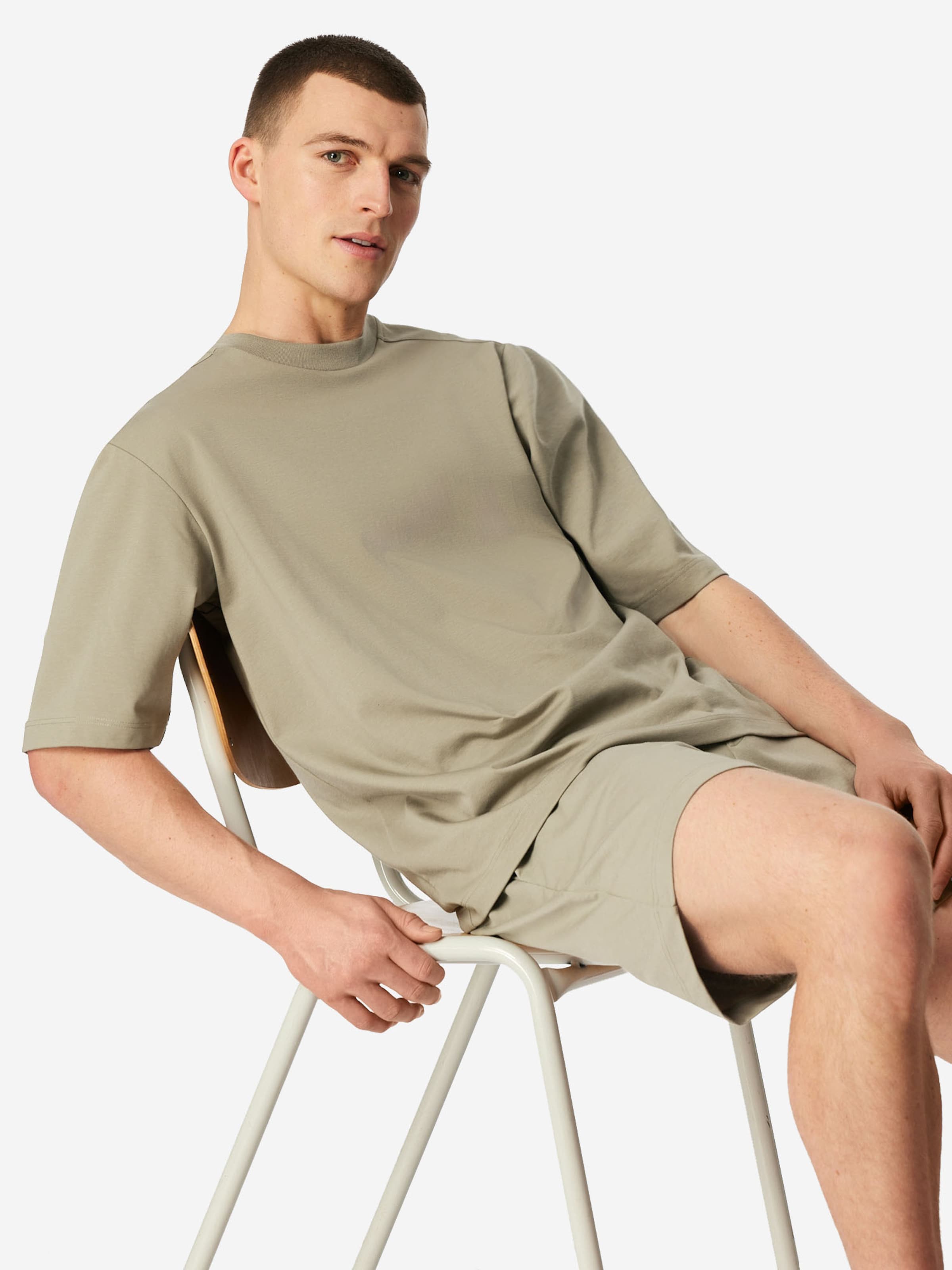 Pyjama court ' Modern Nightwear ' SCHIESSER en beige