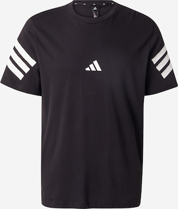 ADIDAS SPORTSWEAR Функциональная футболка 'FI 3S' в Черный: спереди