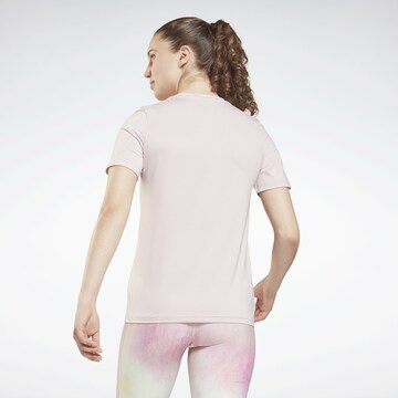 T-shirt fonctionnel Reebok en rose