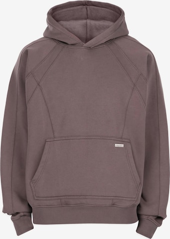 Dropsize Sweatshirt in Braun: Vorderseite