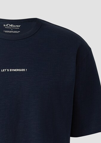 T-Shirt s.Oliver en bleu