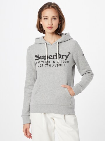 Superdry Tréning póló 'Venue Interest' - szürke: elől