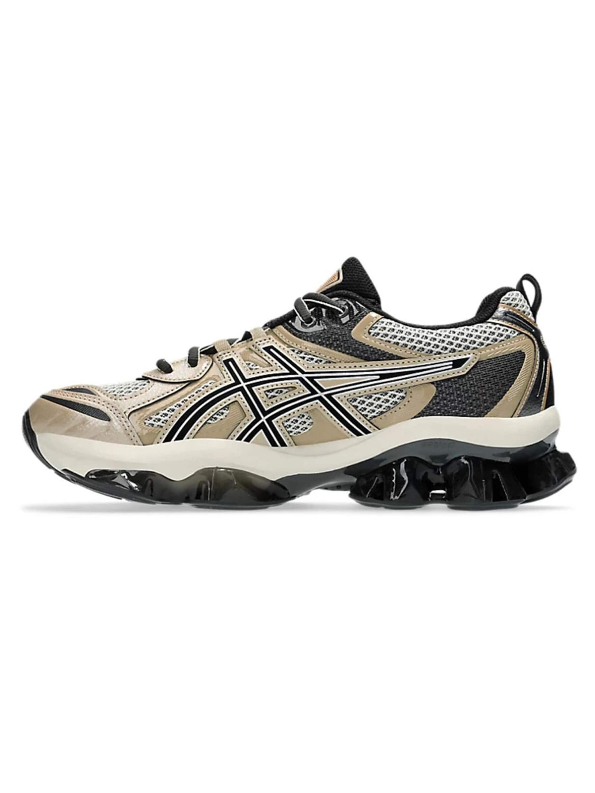 ASICS Sportieve veterschoen 'GEL-QUANTUM KINETIC SAND/BLACK' in Gemengde kleuren: voorkant