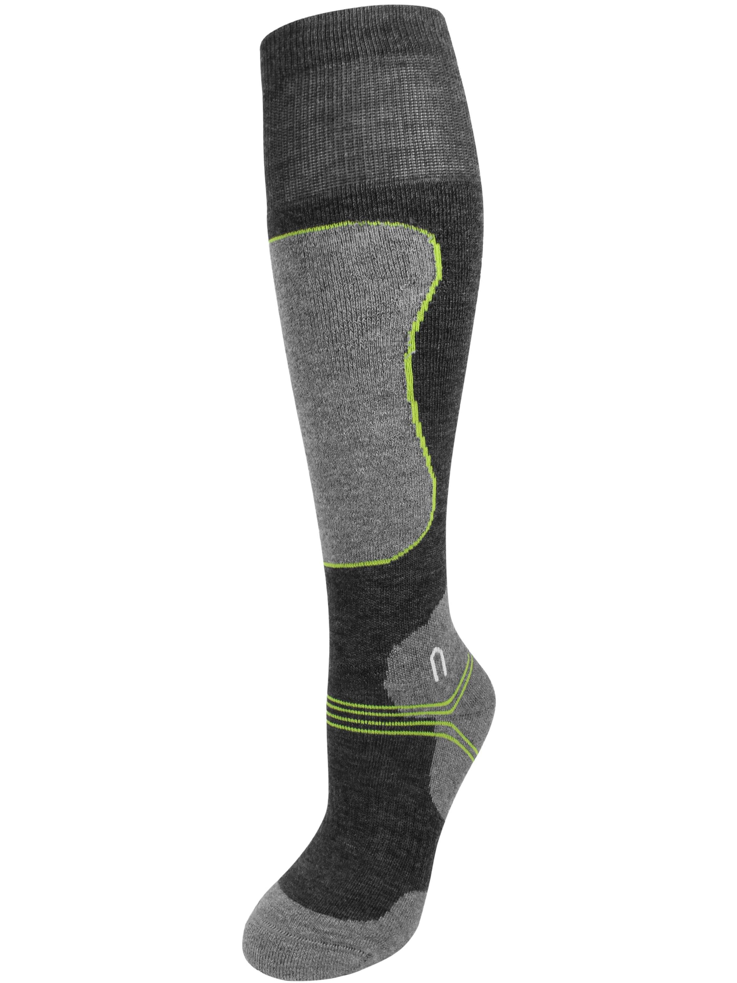 Polar Husky Knee socks in Grey: front