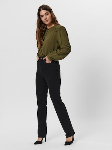 VERO MODA - Regular Calças de ganga 'Ellie' em preto