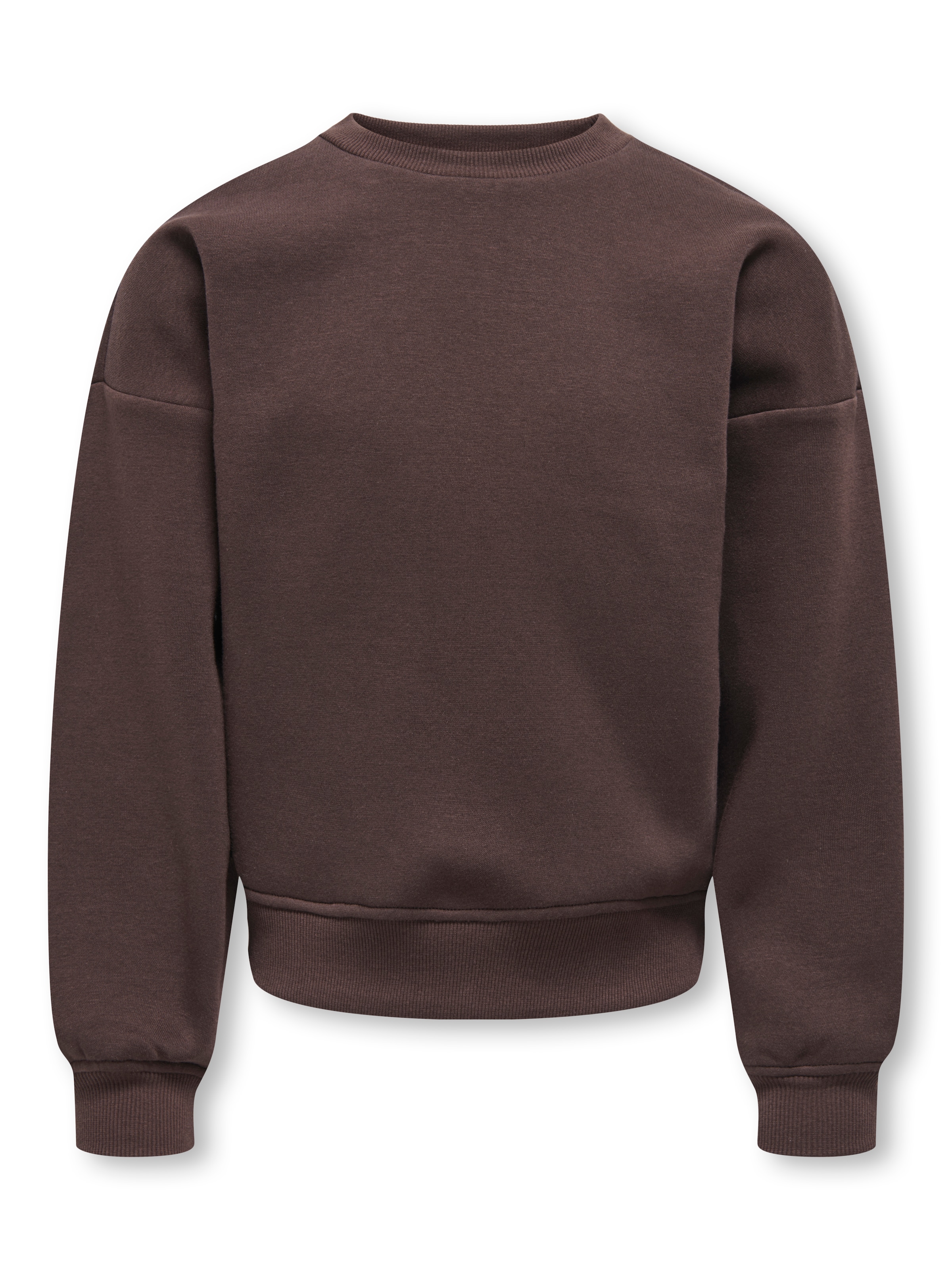 ONLY GIRLS Sweatshirt 'KOGSWEAT' in Brown: front