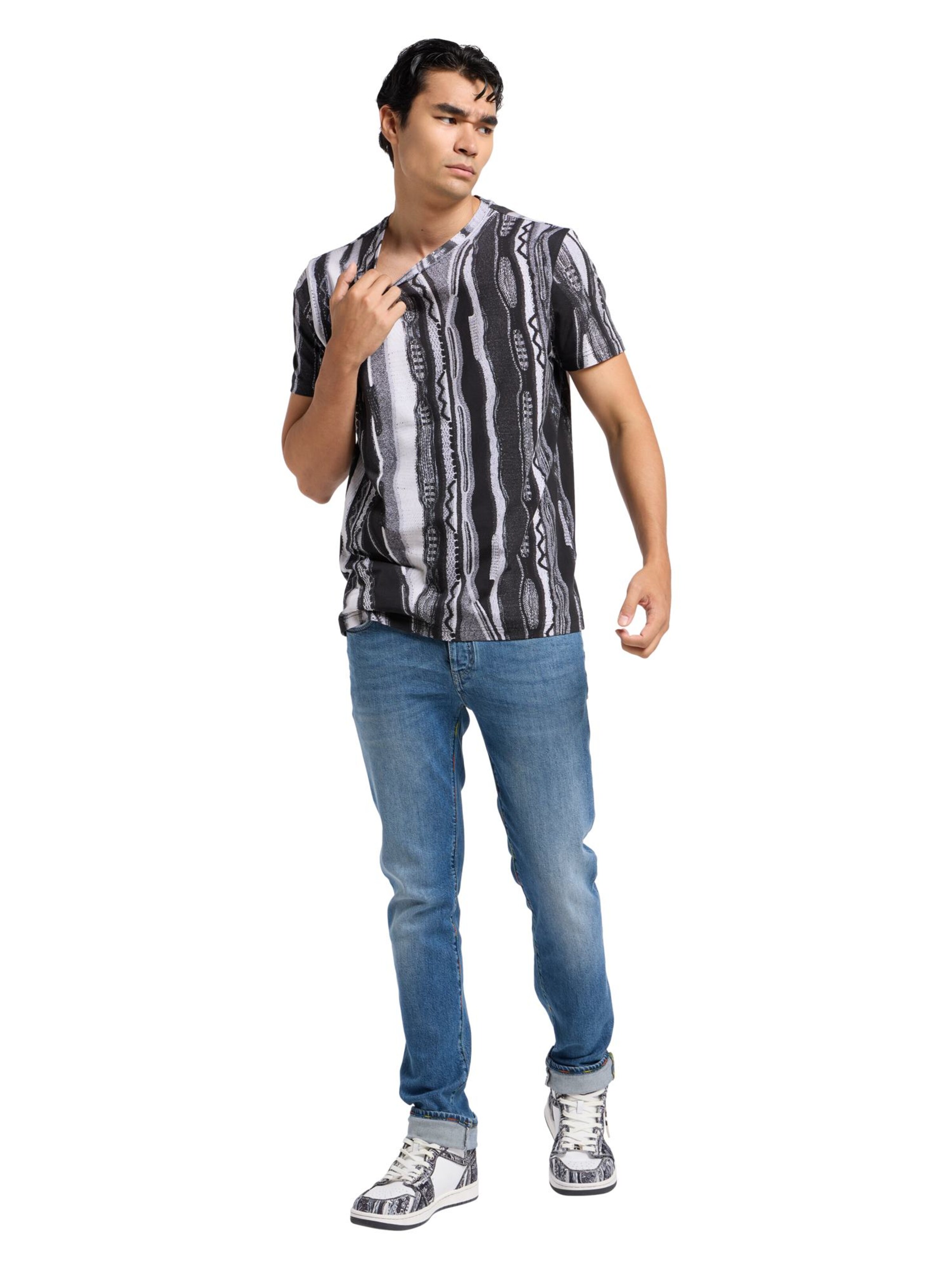 Carlo Colucci Shirt ' Di Poli ' in Mischfarben