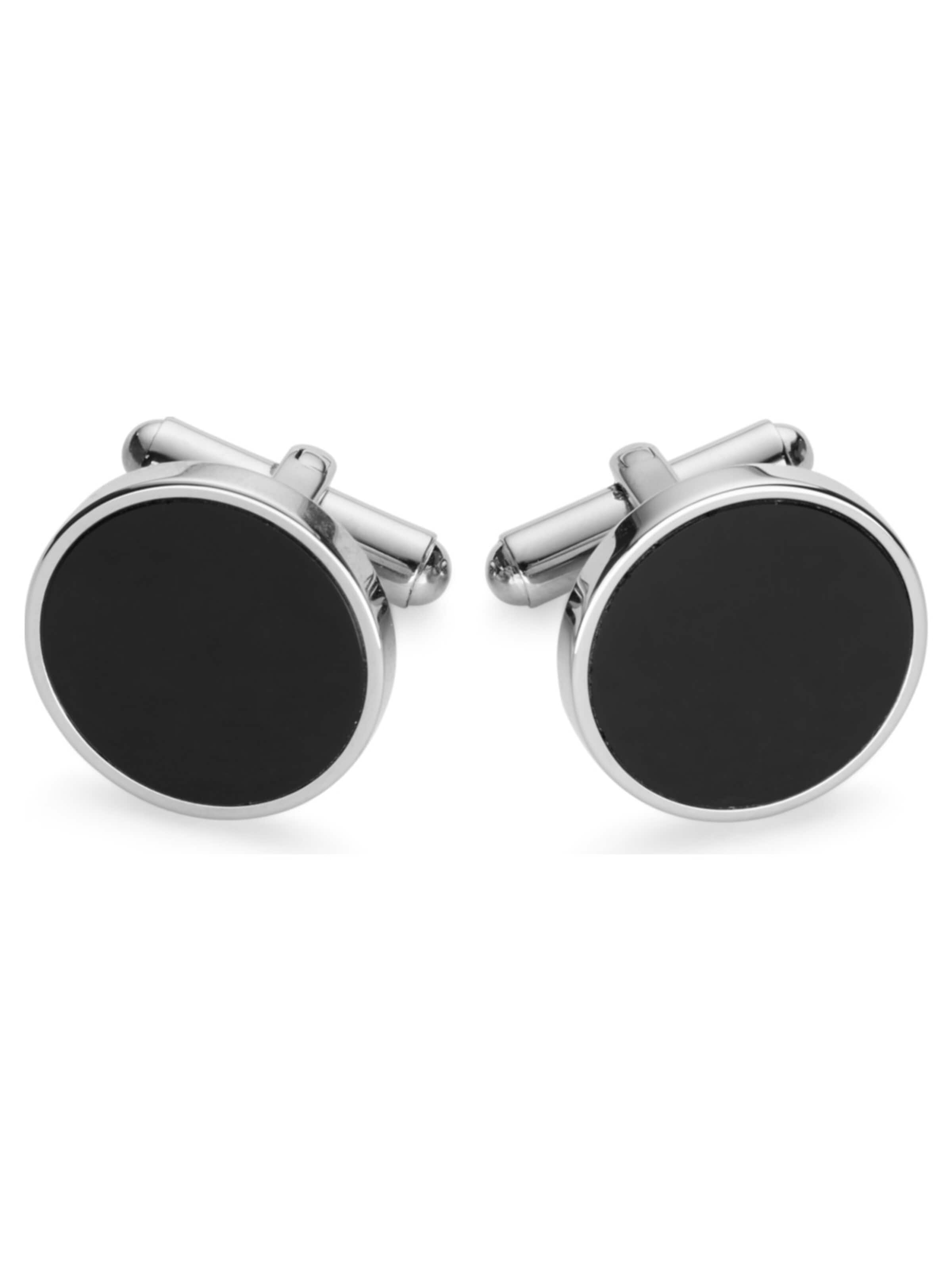 Bohemian Revolt Cufflinks 'Madrid' in Black: front