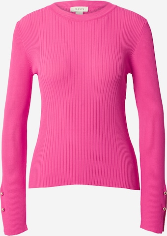 Pull-over Oasis en rose : devant