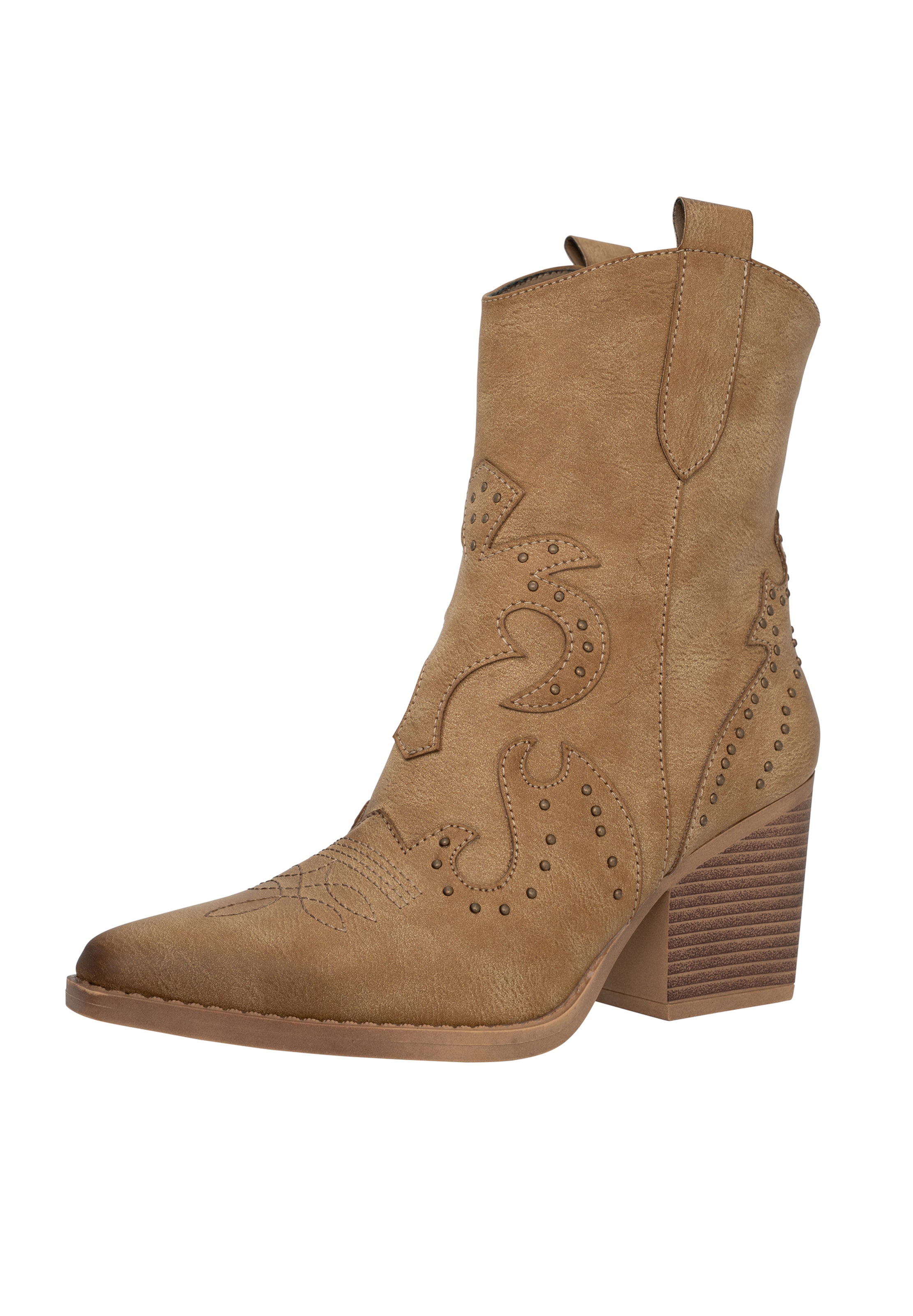 Salinyang Cowboy boot in Brown: front