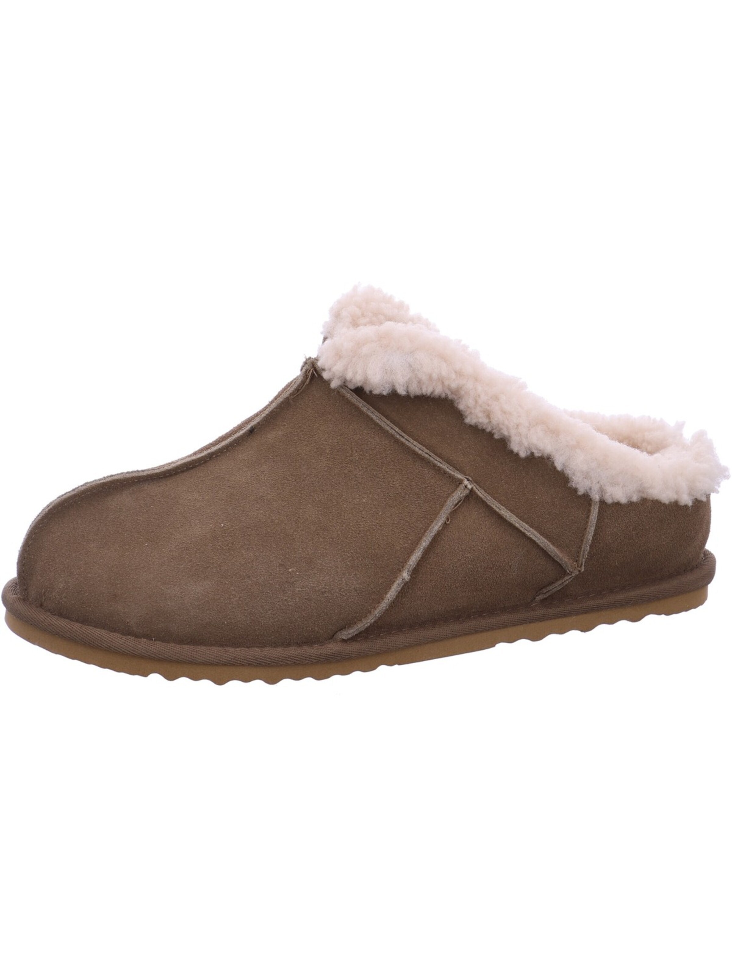 OOG Slippers in Brown: front