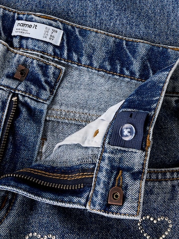 NAME IT - Pierna ancha Vaquero en azul